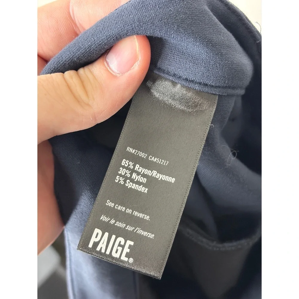 Paige Rickson Shorts Mens 36 Deep Anchor Navy Blue Chino Stretch M822374-6761